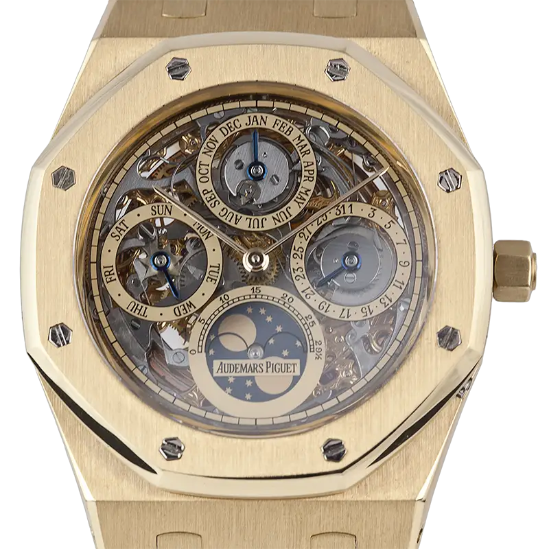 AP Royal Oak Yellow Gold Perpetual Calendar Skeleton 25829BA.OO.0944BA.01