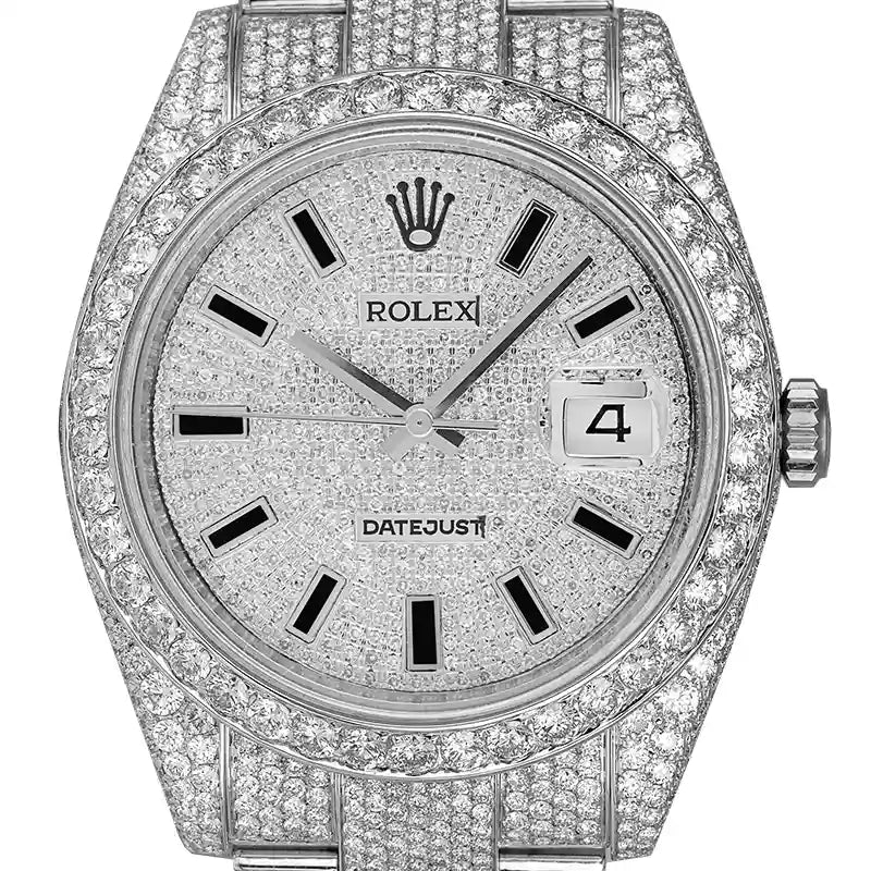 Custom Diamond Set Rolex Datejust 41 116300