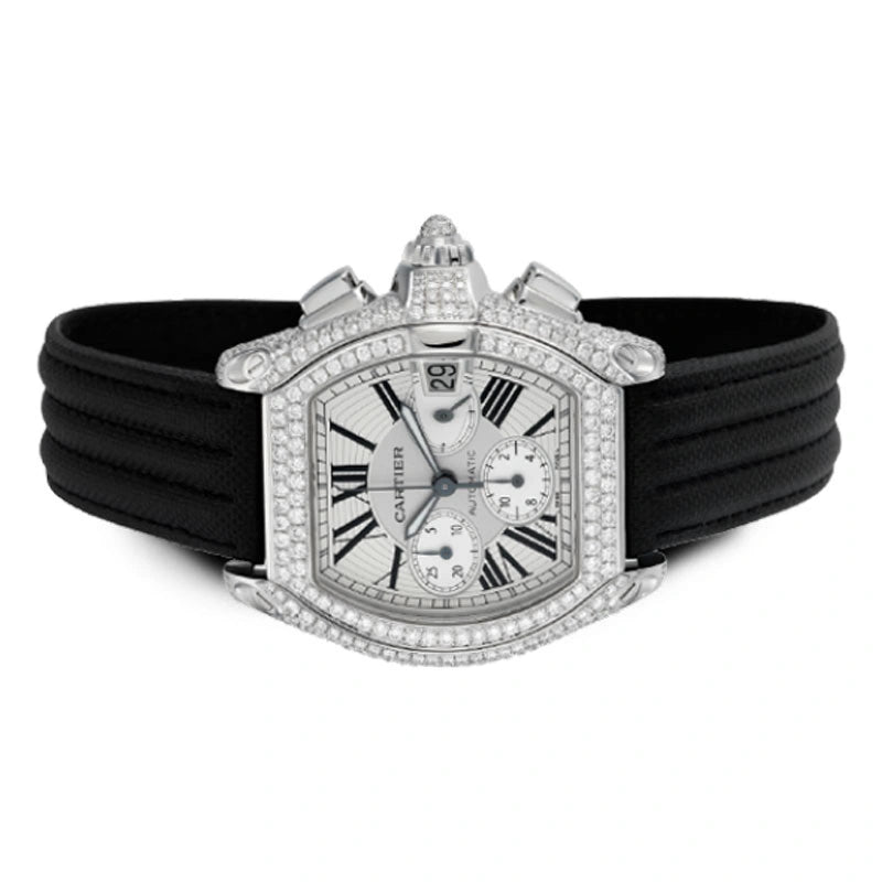 Side view of Cartier Roadster Chronograph XL W62019X6 T4D0025