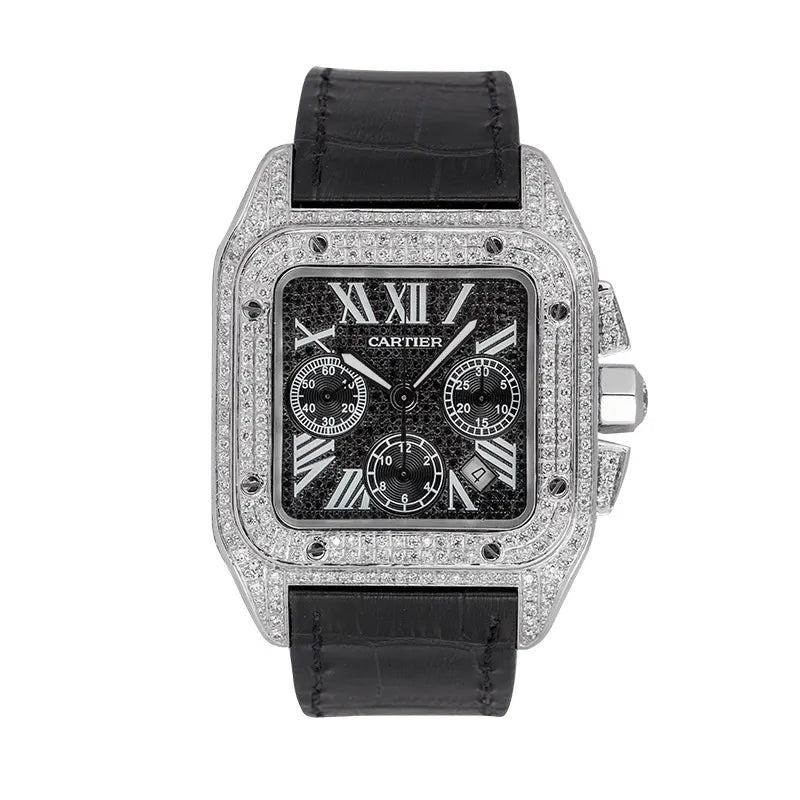Full view of Cartier Santos 100 XL Chronograph W20090X8