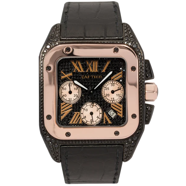 Full view of Cartier Santos 100 XL Chronograph W20090X8