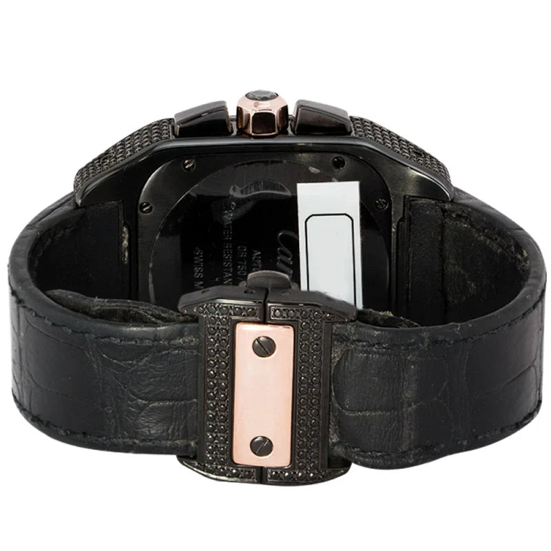 Back view of Cartier Santos 100 XL Chronograph W20090X8