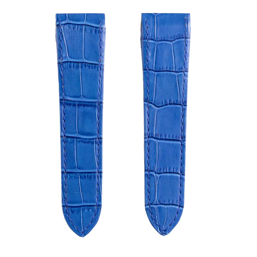 Cartier Santos 100 XL Custom Blue Leather Strap