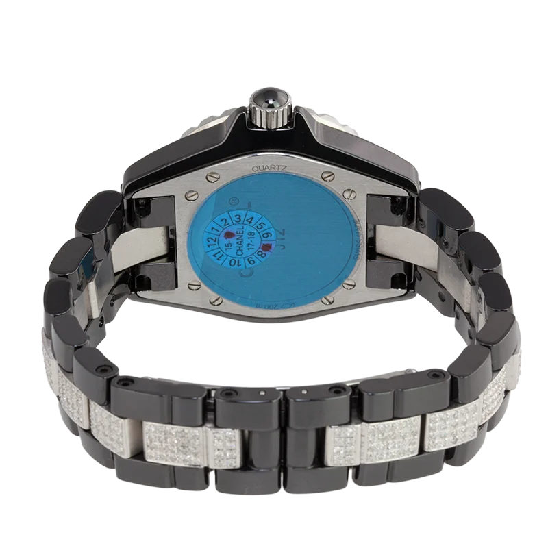 Back case view of Chanel J12 33mm H0682