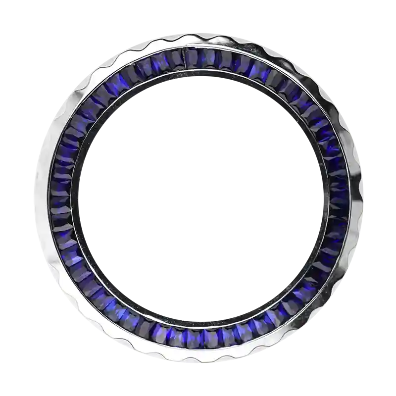 Chanel J12 38mm Baguette Cut Blue Sapphire Precious Stones Bezel