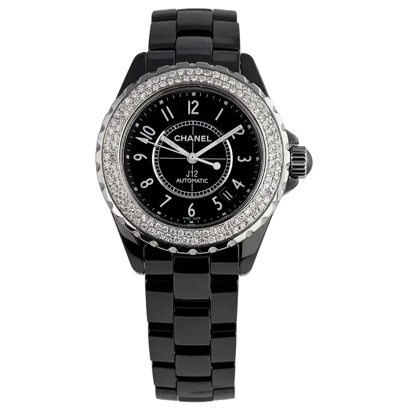 Chanel J12 H0685 T4D0200 Black/White Arabic Numerals Dial Watch