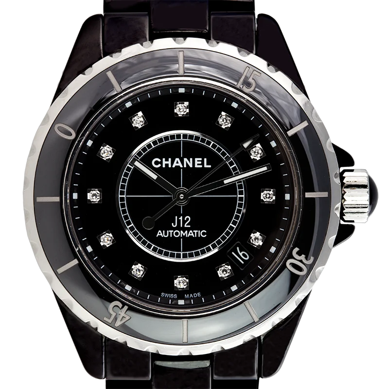 Chanel J12 38mm H0685 custom diamond hour markers set
