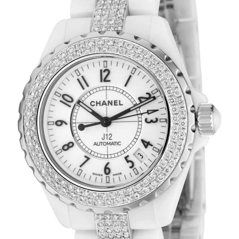 Chanel J12 38mm H0970 diamond set bezel
