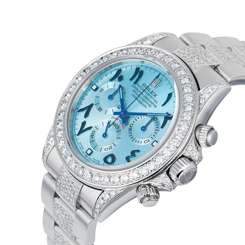 Side view of Custom Arabic Rolex Daytona Oyster 116520