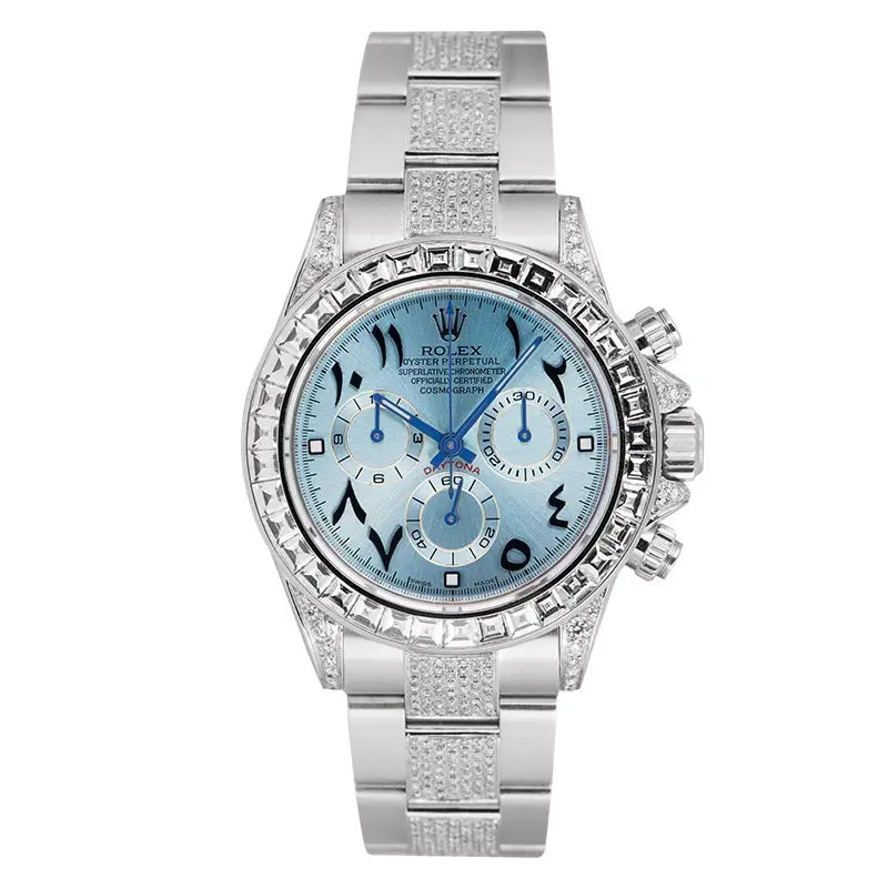 Full view of Custom Arabic Rolex Daytona Oyster 116523