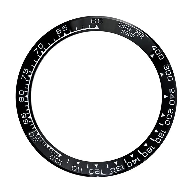 Custom Black Ceramic Bezel for Rolex Daytona Sleek Durable Upgrade