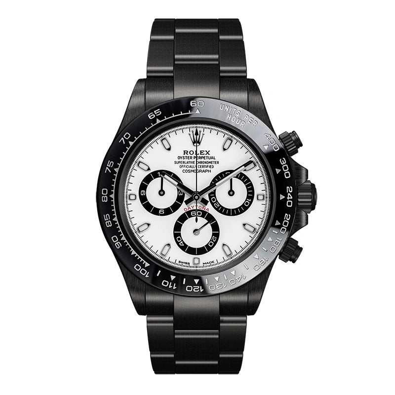 Full view of Custom Black PVD Rolex Daytona 116500LN Watch