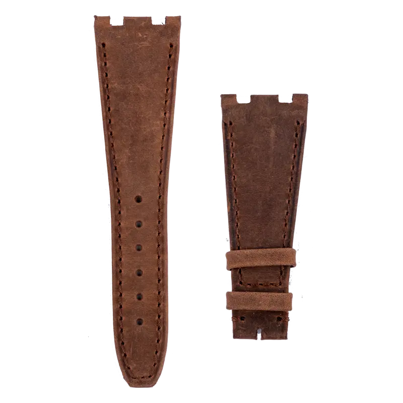 Custom Brown Suede Strap for AP Royal Oak Offshore 42mm