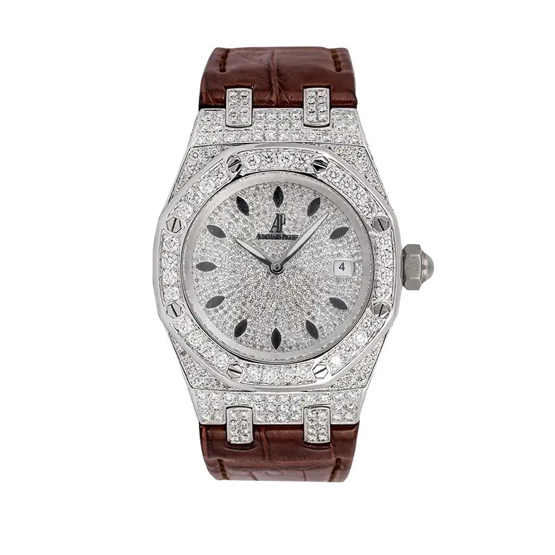 Full view - AP Lady Royal Oak 33 Quartz Watch 67651ST.ZZ.D002CR.01