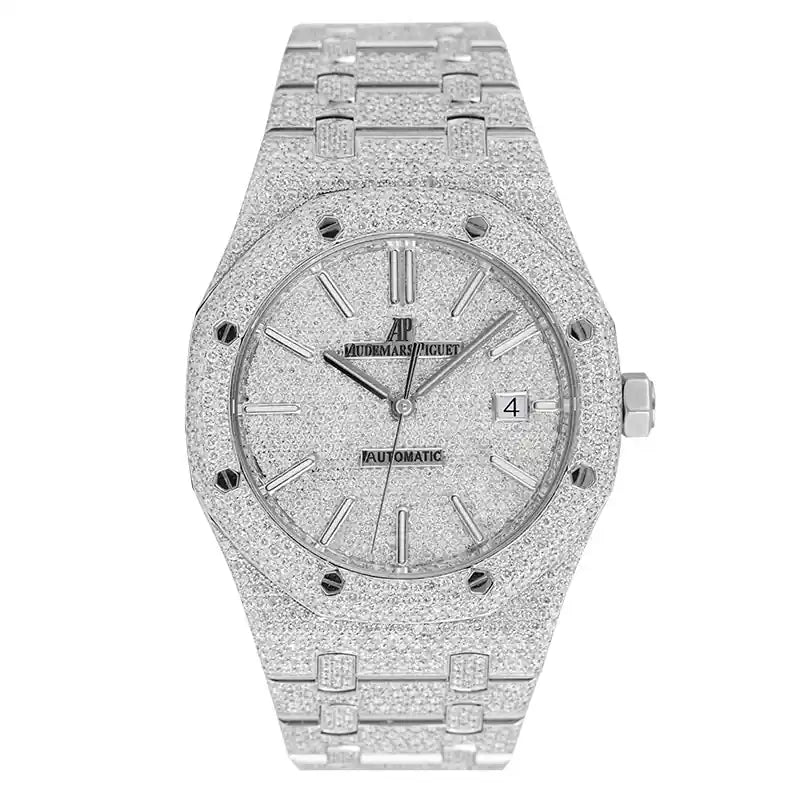 Full view of AP Royal Oak 41 Stainless Steel 15400 Watch