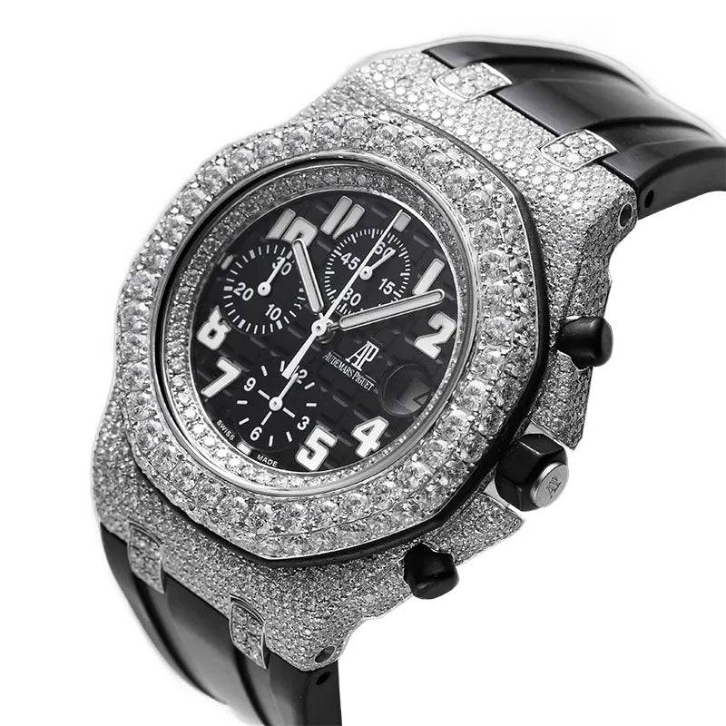Side view of AP Royal Oak Offshore 42mm Black Dial