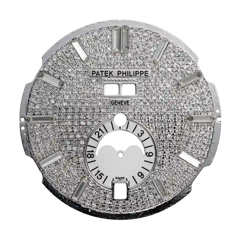 Custom Diamond Set Dial for Patek Philippe Nautilus 5726