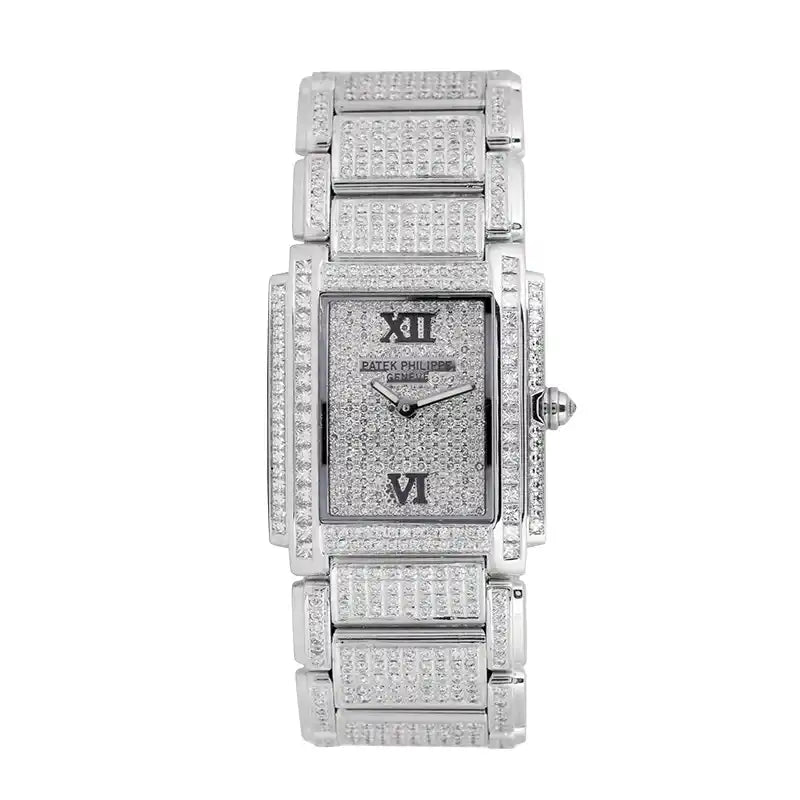 Full view - Custom Diamond Set PP Twenty 4 White Gold 4910/20G-001