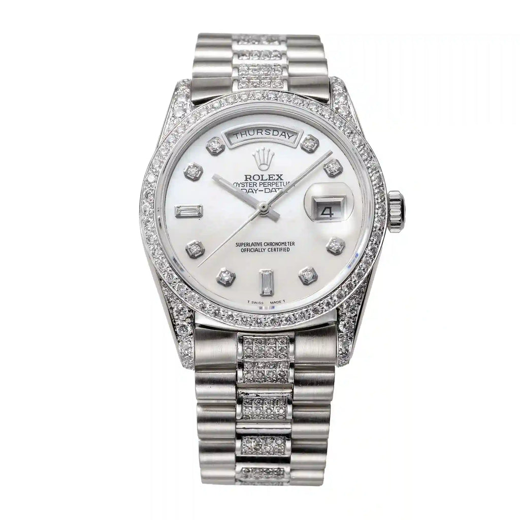 Rolex Datejust Rolex Day Date 36mm White Gold Rolex 118209 Day