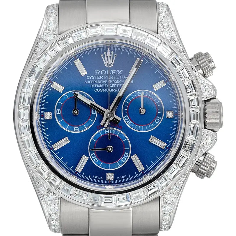 Rolex Daytona 18ct White Gold 116509 with Custom Dial & Custom Bezel