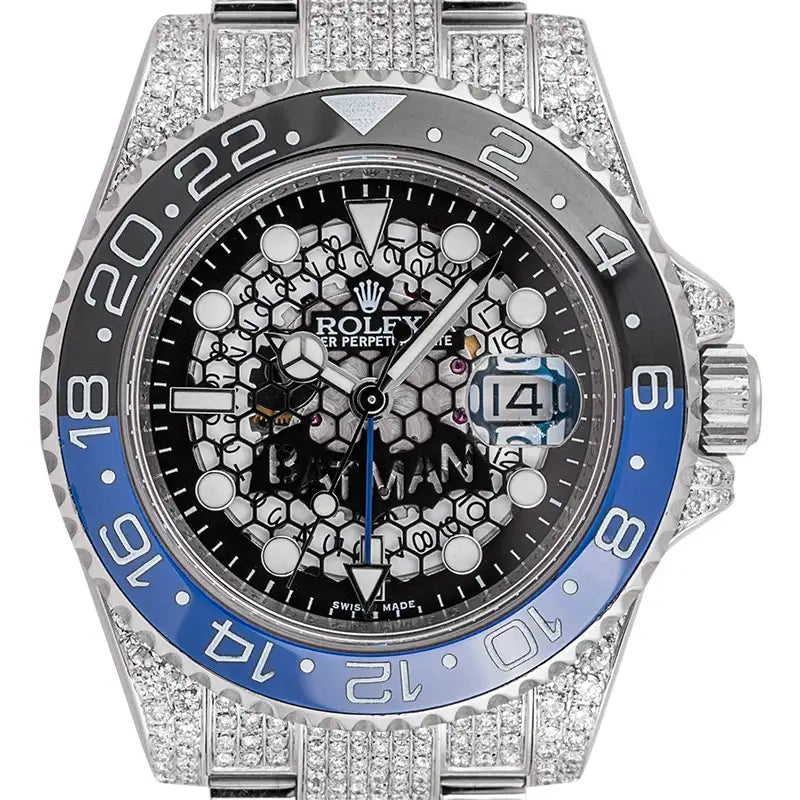 Rolex GMT-Master II 116710LN with Custom Dial and Bezel