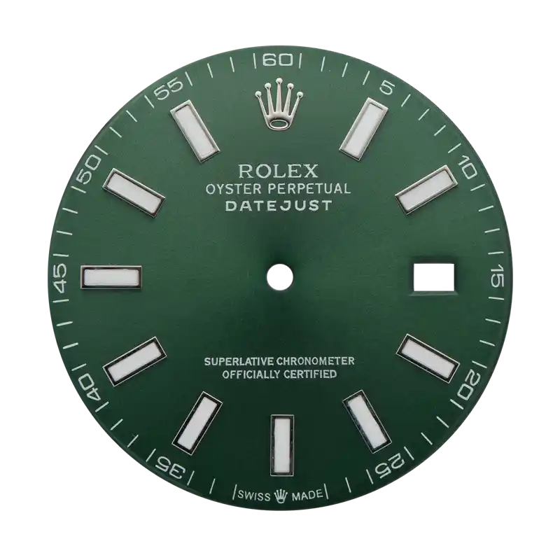 Custom Green with Index Dial for Rolex Datejust 41