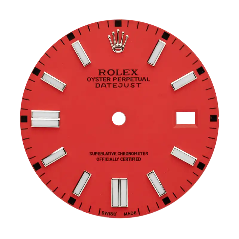 Custom Red Dial for Rolex Datejust 41 Premium Style
