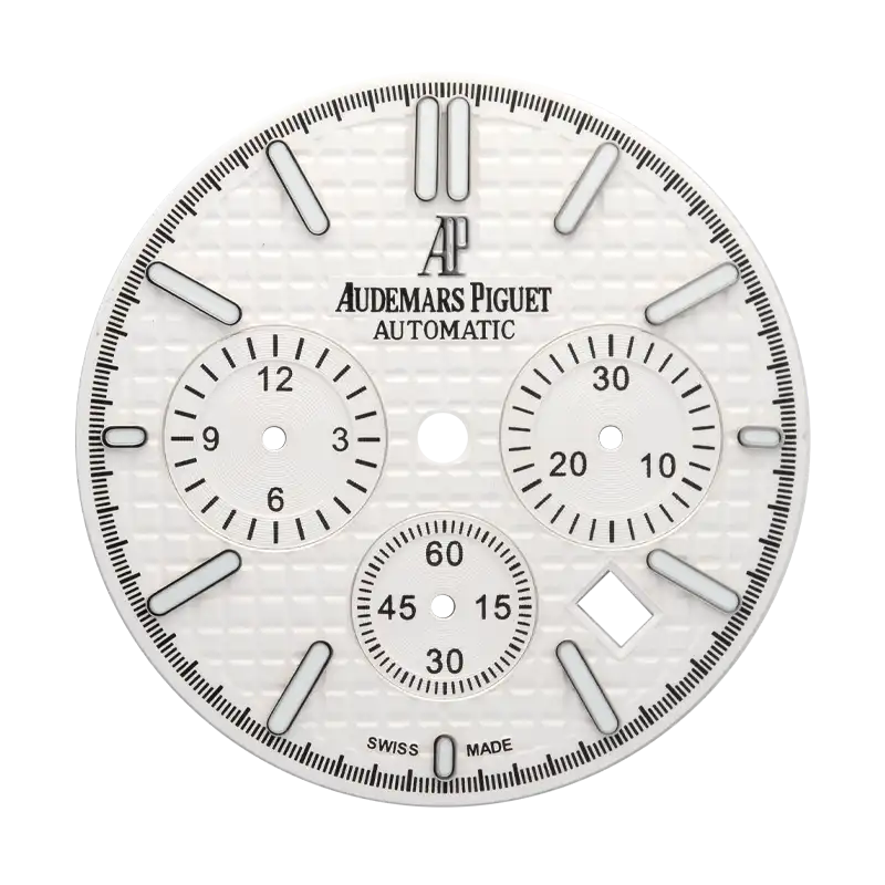 Custom White Dial for AP Royal Oak Chrono 41
