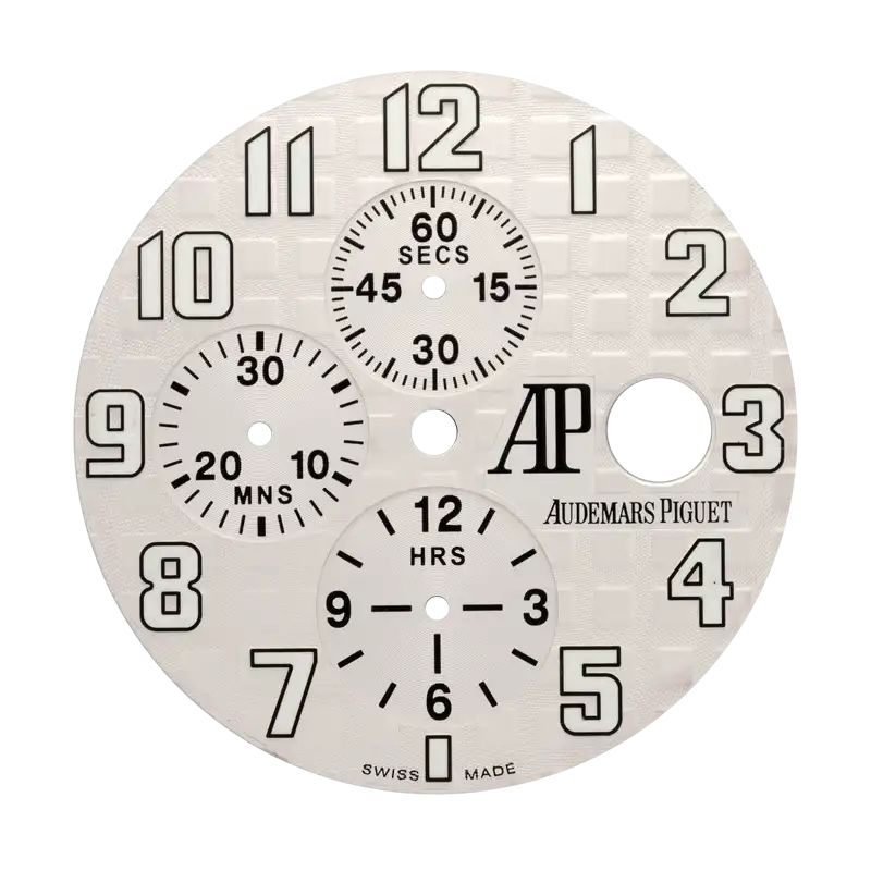 Custom White Dial for AP Royal Oak Offshore 45