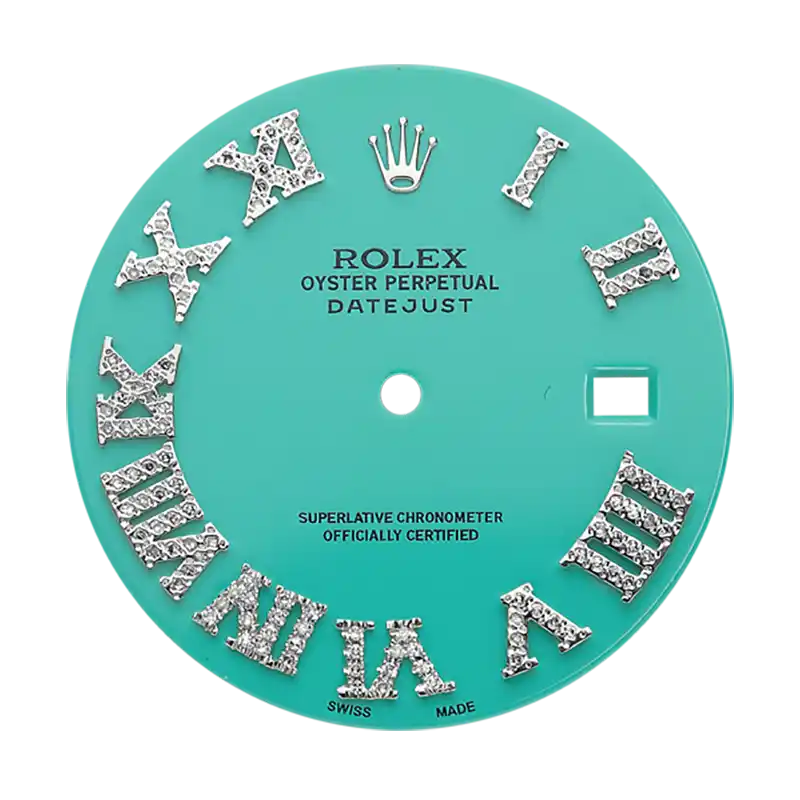 Custom Blue Dial/Diamonds for Rolex Datejust 41