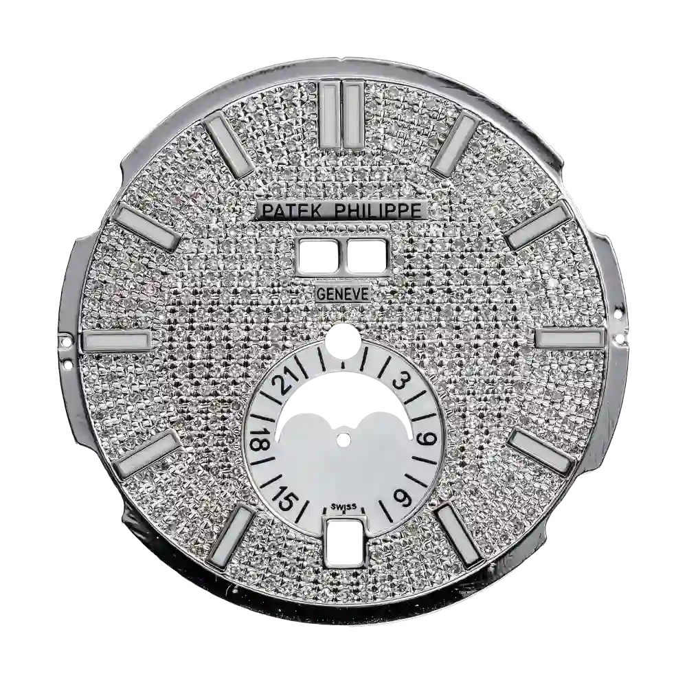 Custom Diamond Set Dial for Patek Philippe Nautilus 5726
