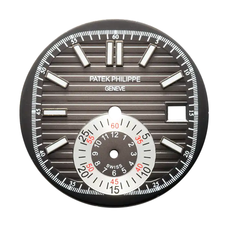 Custom brown/grey dial Patek Philippe Nautilus 5980
