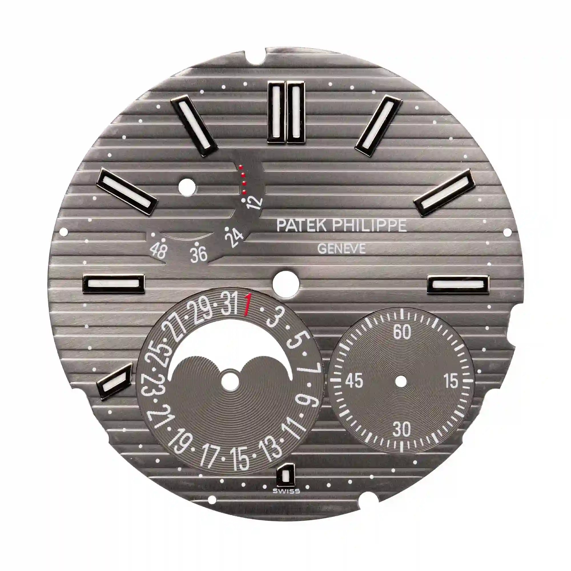 Full view - Factory Grey Dial for Patek Philippe Nautilus 5712G