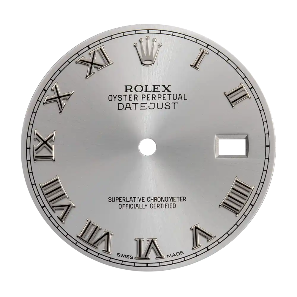 Factory Silver/Roman dial for Rolex Datejust 36
