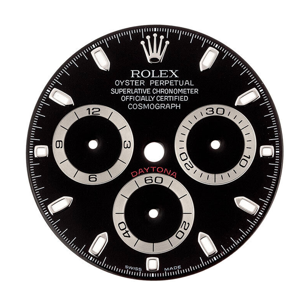 116520 black dial hotsell