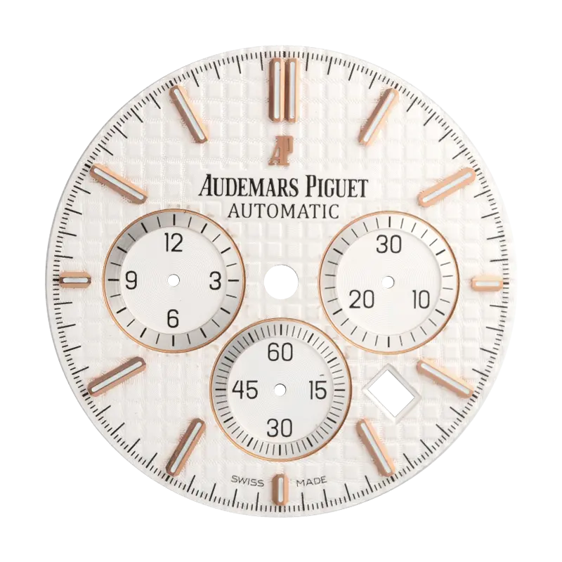 Factory White Dial for AP Royal Oak Chrono 41