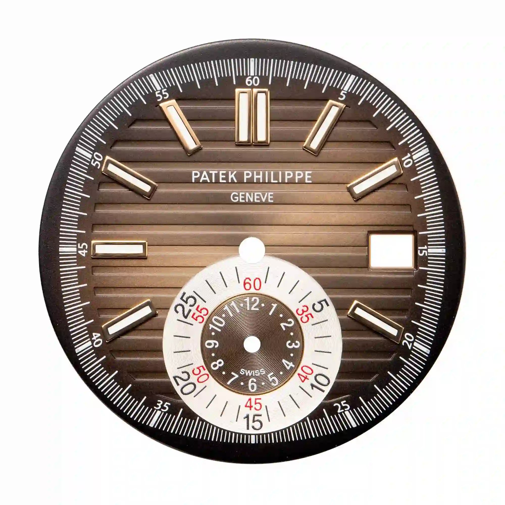 Full view - Factory Brown/Gold Dial for Patek Philippe Nautilus 5980