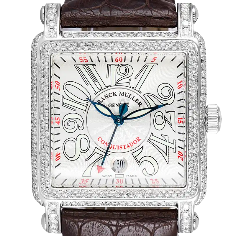 Franck Muller 10000 H SC Brown Leather Strap
