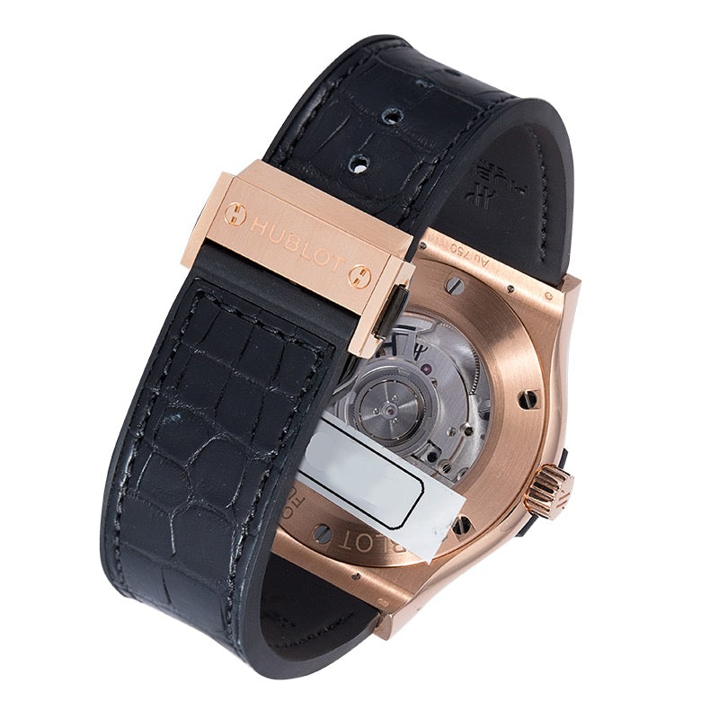 Hublot Classic Fusion 42mm Rose Gold Custom Diamond Set 542.OX.1181.LR
