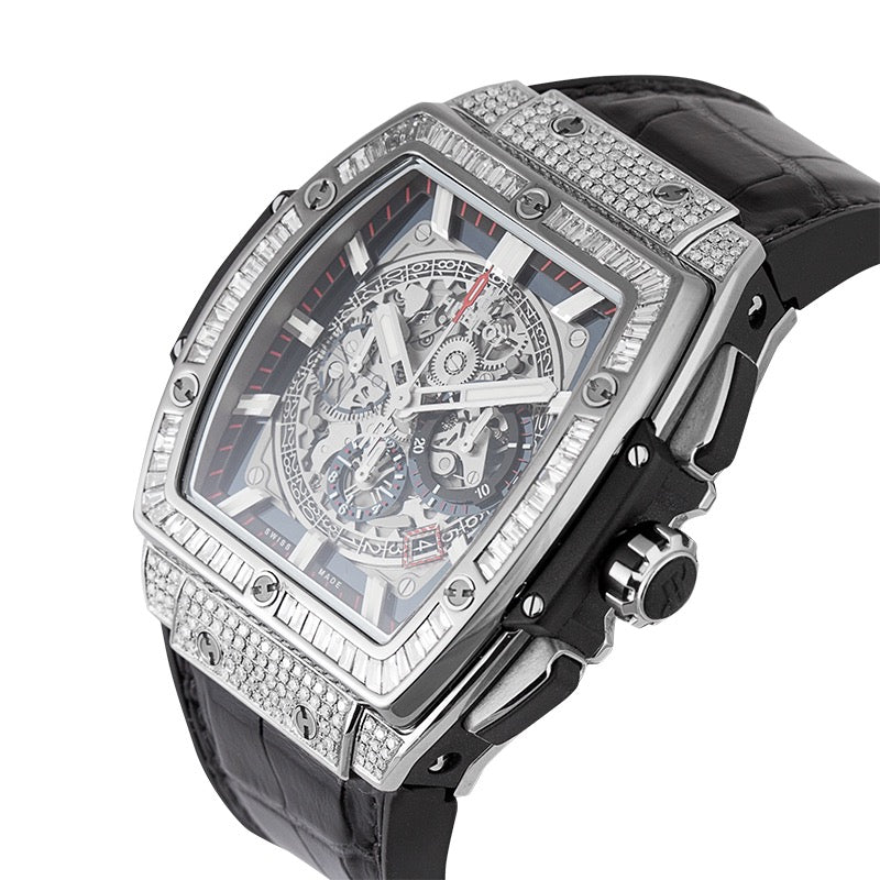 Hublot Spirit of Big Bang Titanium Custom Diamond Set 601.NX.0173.LR