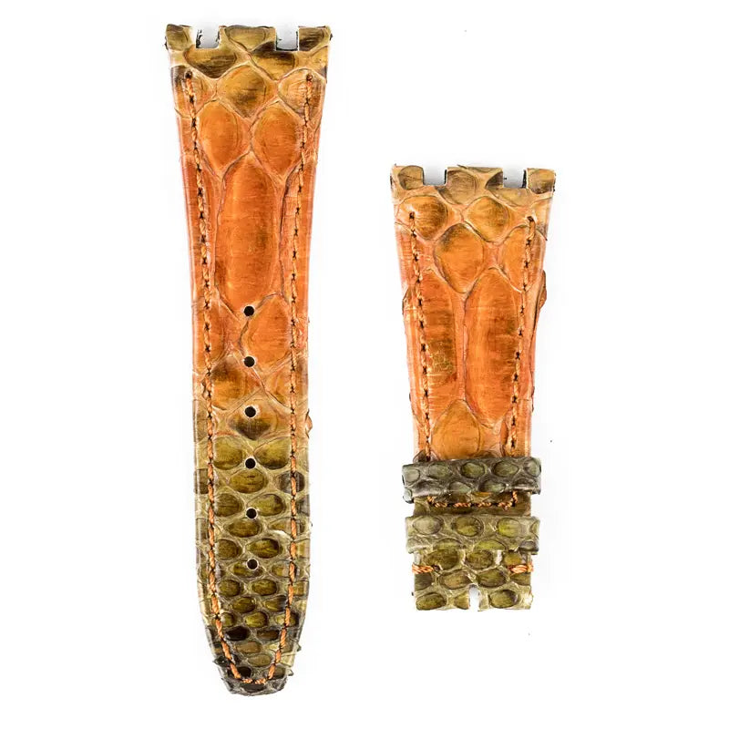 Custom tropical python strap for AP Royal Oak 15300 15400