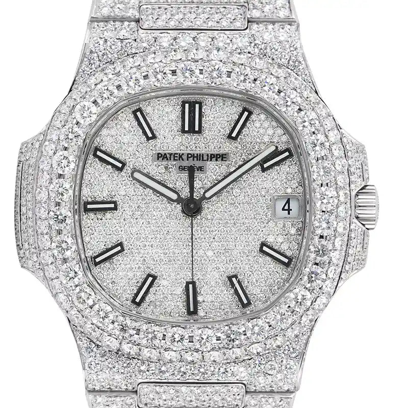 Patek Philippe 5711 Full Diamond Set Custom Watch