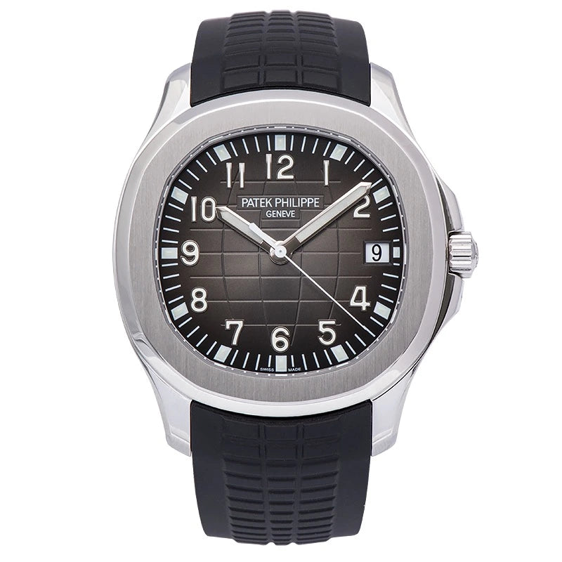 Full view of Patek Philippe Aquanaut Steel Black Dial 5167A-001