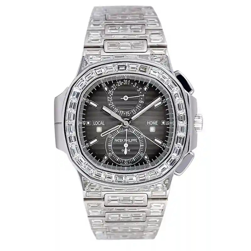 Full view - Patek Philippe Nautilus 5990 Custom Diamond Set Watch