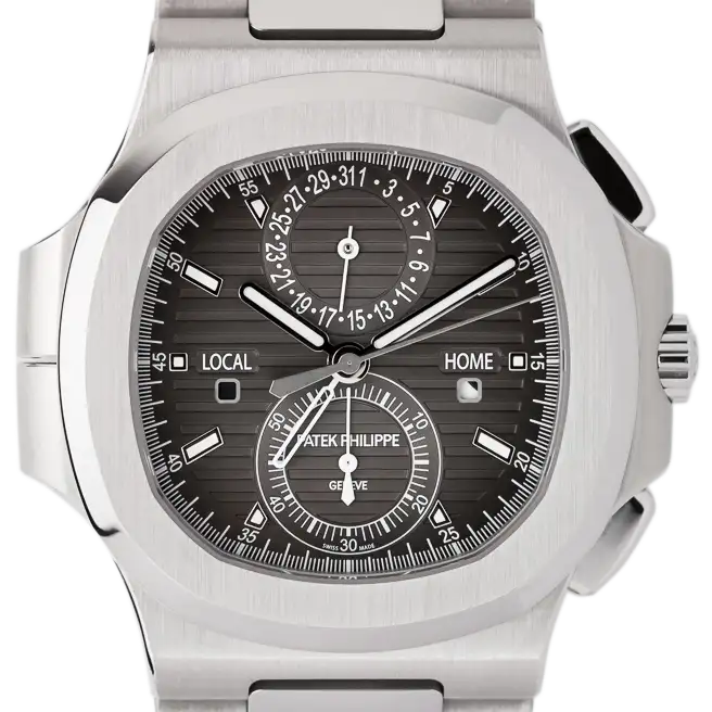 Close up - PP Nautilus 5990/1A-001 Stainless Steel Watch