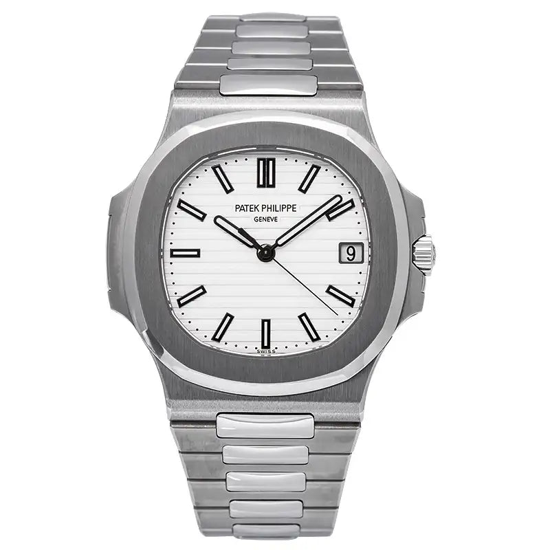 Full view - PP Nautilus Stainless Steel White Dial 5711/1A Watch