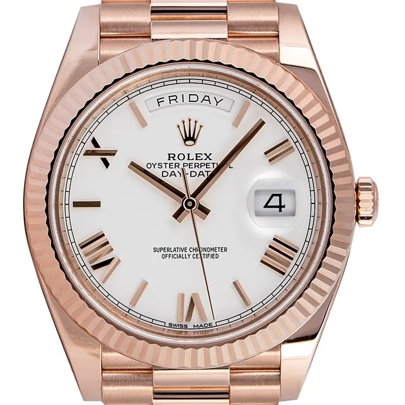 Close view - Pre-Owned Rolex Day-Date 40mm 228235 Watch