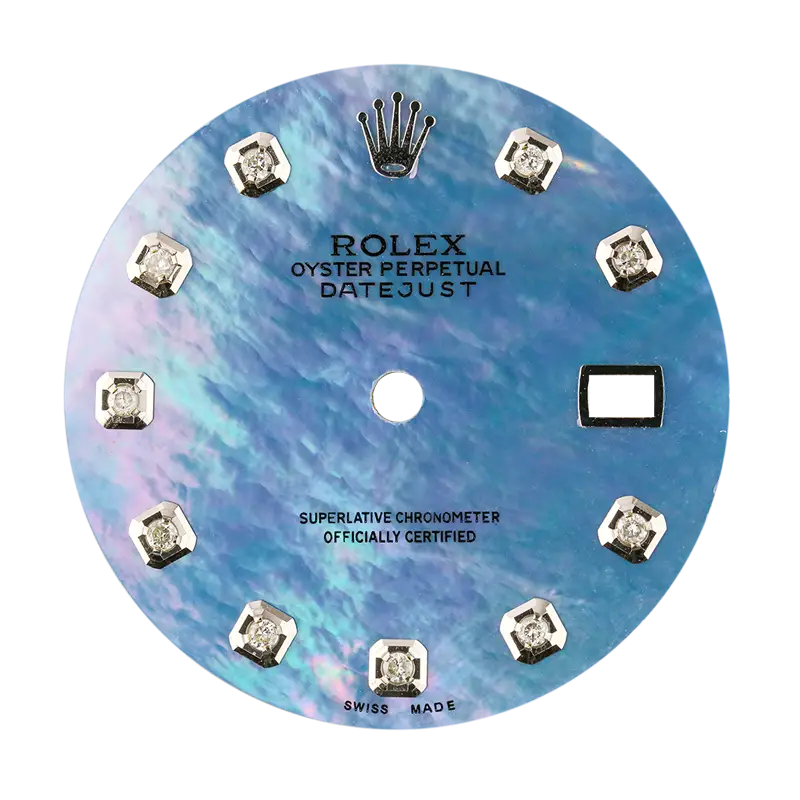 Rolex 36mm Blue Mother of Pearl/Diamond Markers Custom Dial