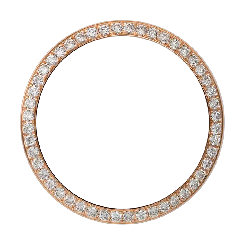 Rolex 40mm Rose Gold Diamond Custom Bezel