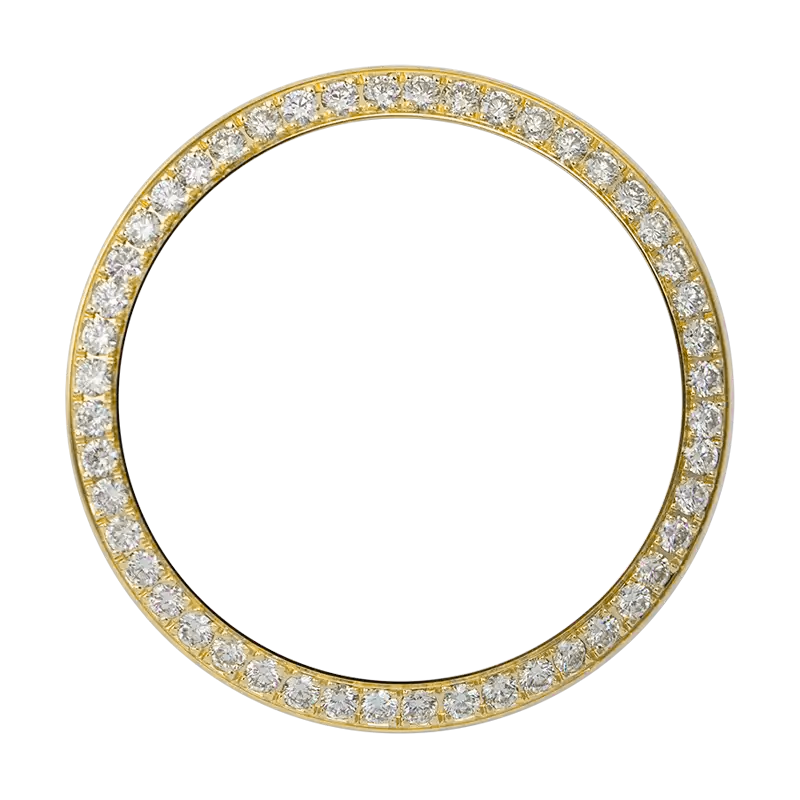 ساعة رولكس 40 مم من الذهب الوردي والماس بإطار مخصص